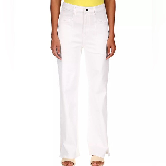 Sanctuary Denim - NWT Sanctuary High Rise Slit Straight Leg Jeans